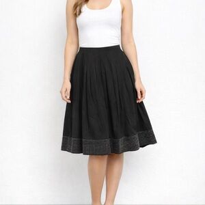 Elegant Black Women's Skirt Talbots